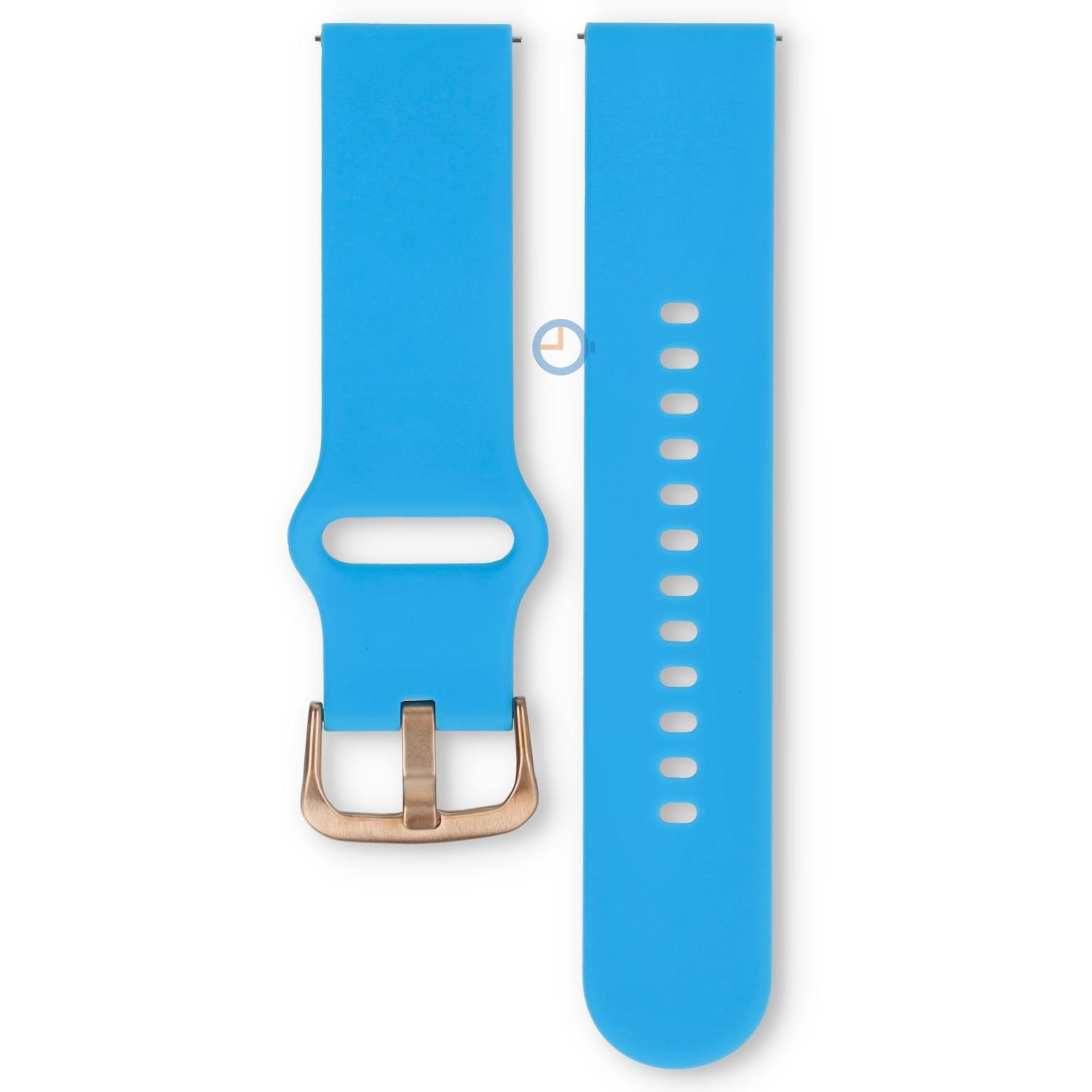 Ice Smart 1.0 & 2.0 (1.96)/ Ice Fit bandje - 22mm - Blue Tintin - RG bkl