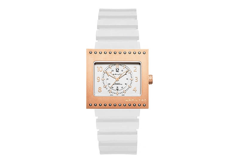 Hamilton horlogeband H79545913 - wit siliconen