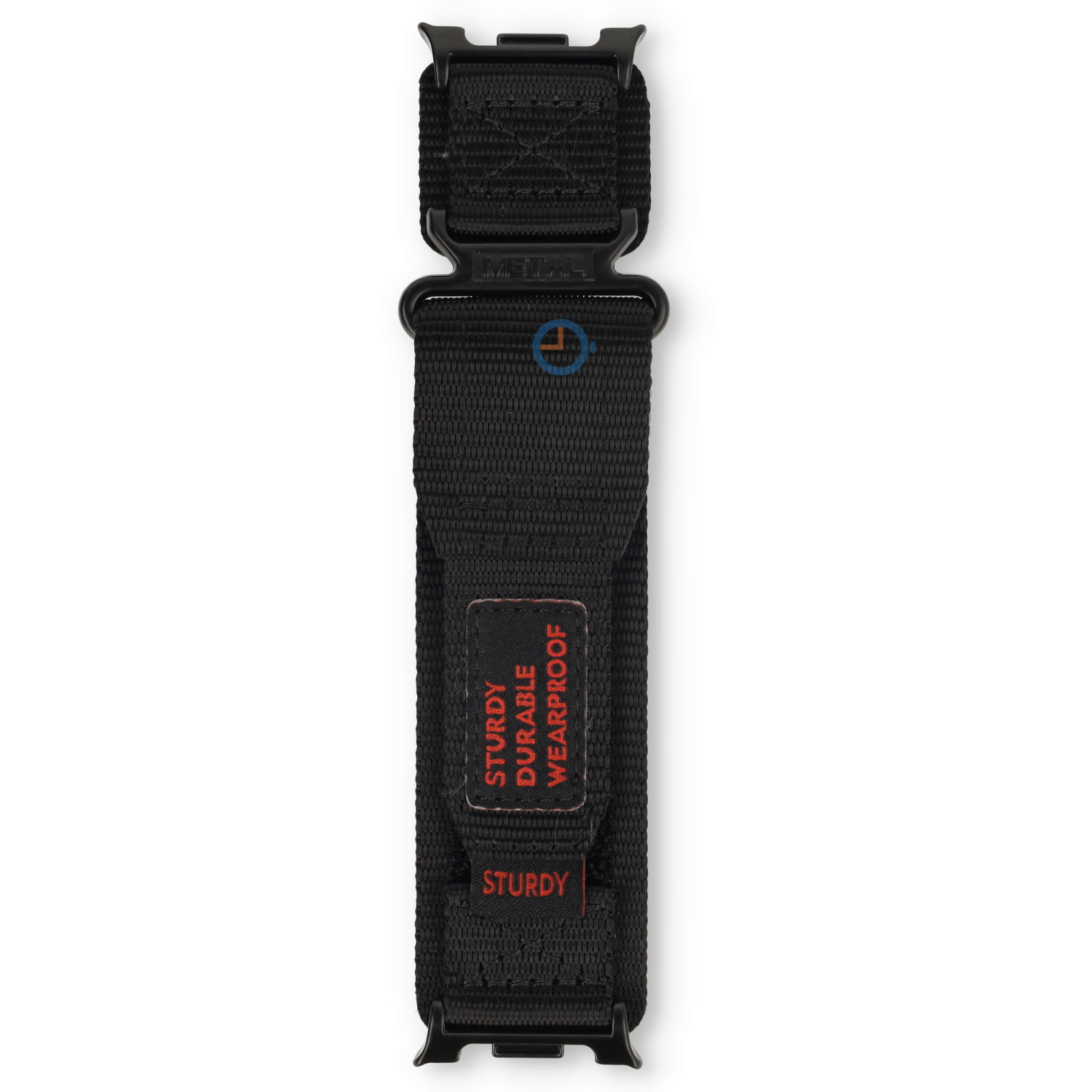 Samsung Galaxy Watch 8 Classic 46mm nylon horlogeband - Black