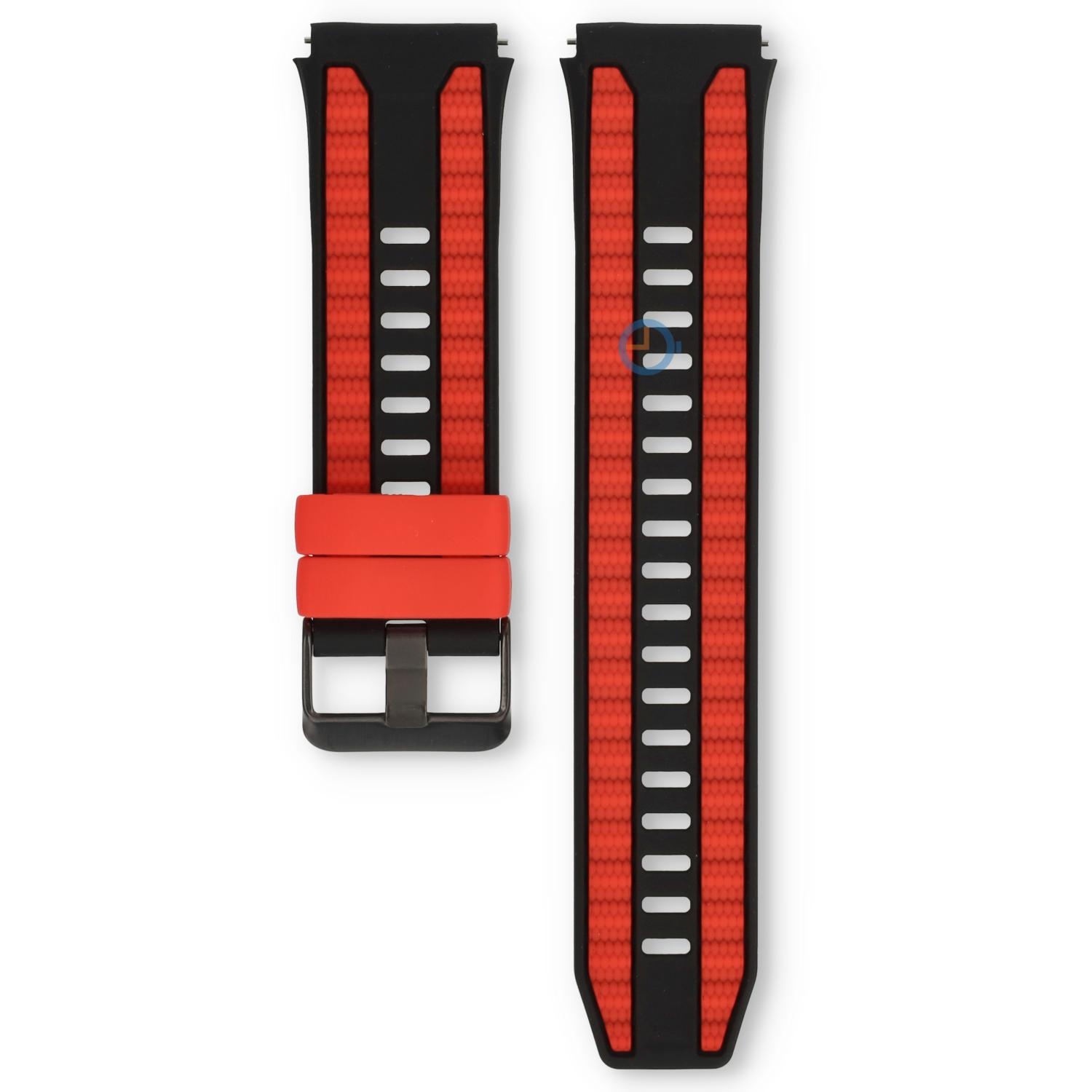 Huawei Ultimate 2 horlogeband - zwart/rood