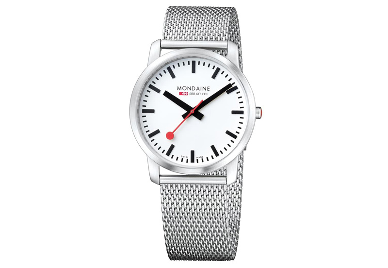 Mondaine 22mm milanese horlogeband