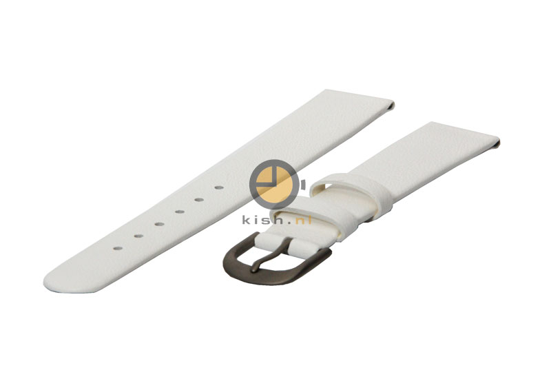 Danish Design horlogeband 16mm leer wit