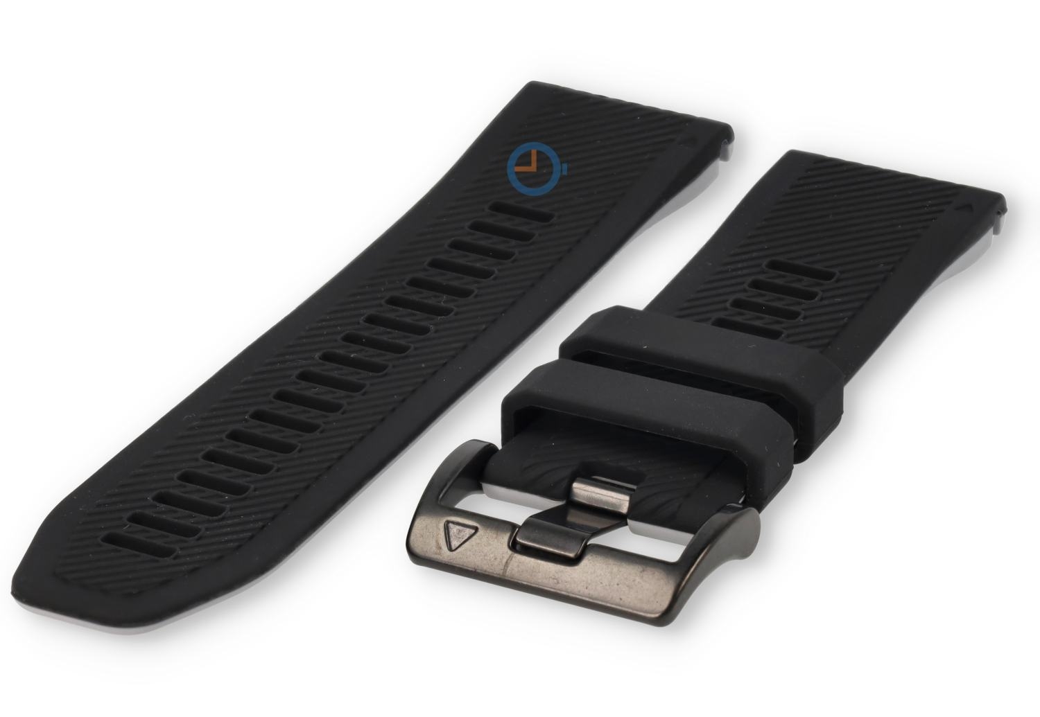 Garmin Fenix 7X siliconen bandje - black/grey - 26mm
