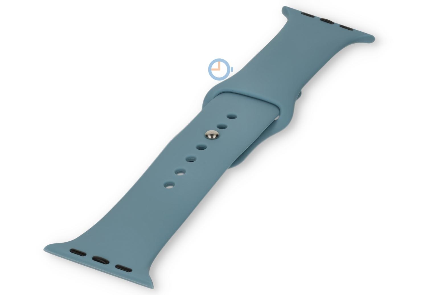 Apple watch bandje siliconen - Egyptian Blue - 38/40/41/42mm (M/L)