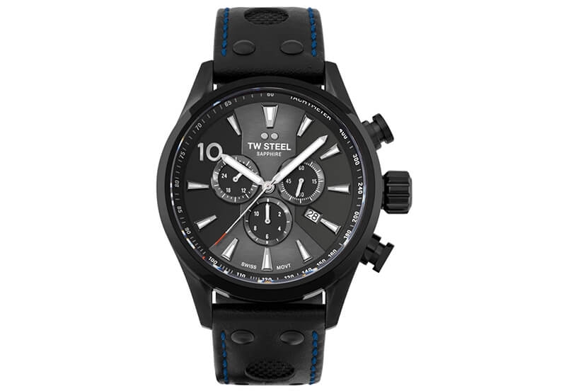 Horlogeband TW Steel SVS306 - Zwart