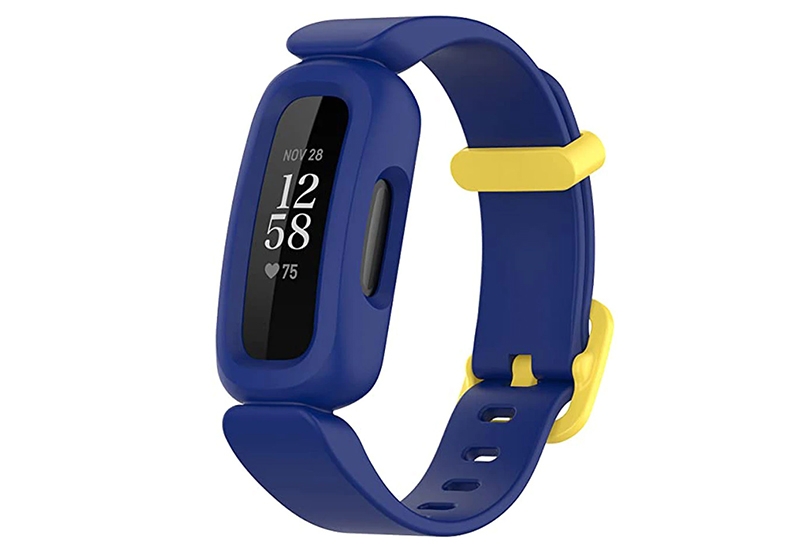 Fitbit Ace 3 bandje voor kinderen - donkerblauw/geel