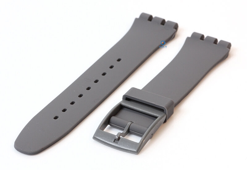 Swatch New Gent horlogeband 19mm grijs