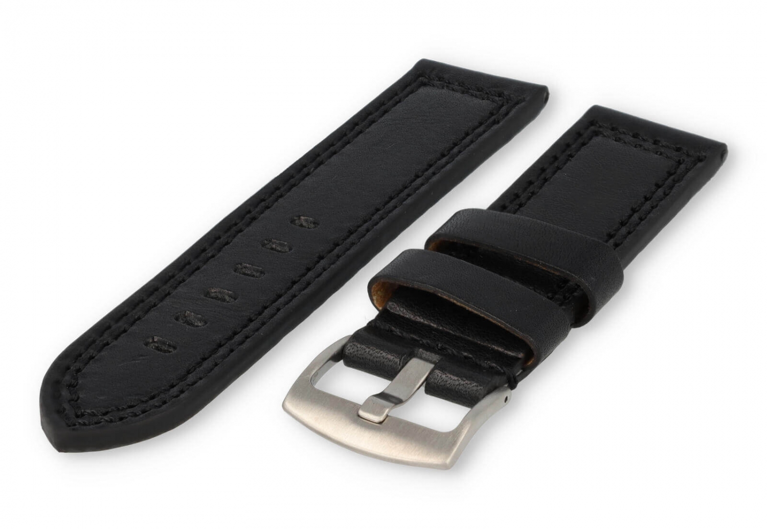 Universele band voor Tauchmeister - 24mm zwart