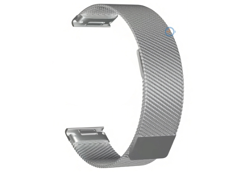 QuickFit 22mm Mesh bandje - silver