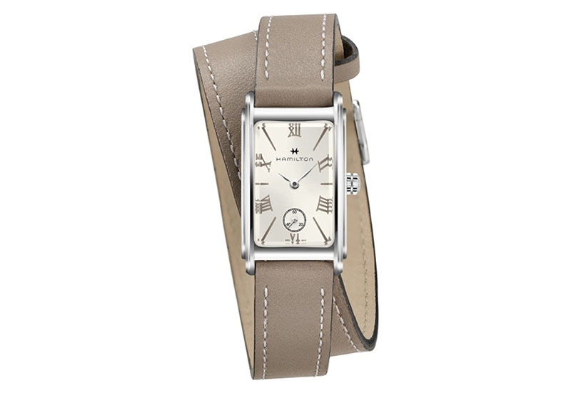 Hamilton horlogeband H11221914 - beige leer