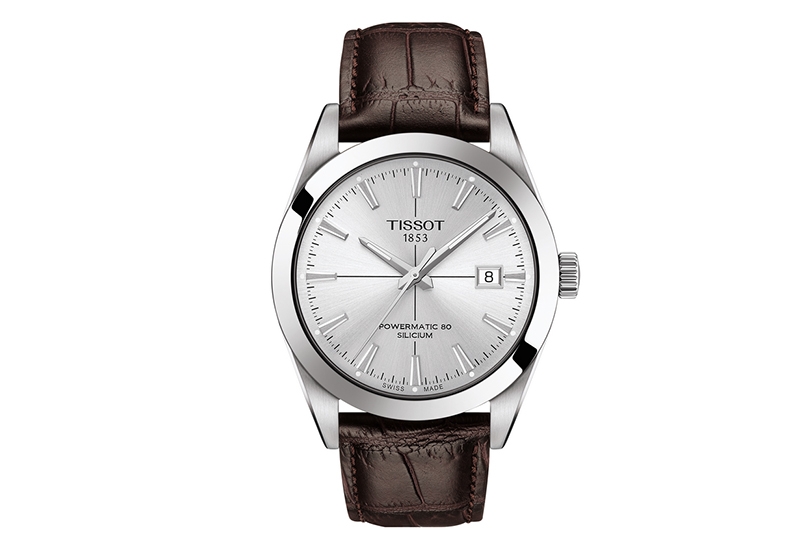Tissot horlogeband T1274071603101 bruin leer