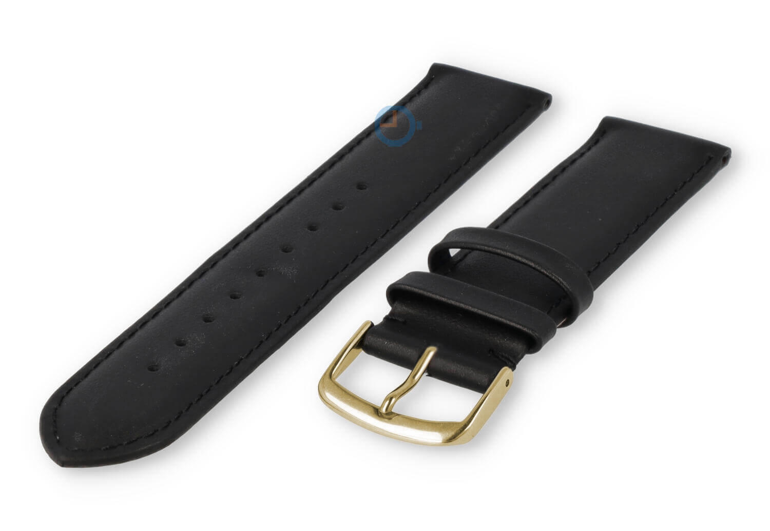 Universeel bandje voor Daniel Wellington - 22mm - zwart/goud