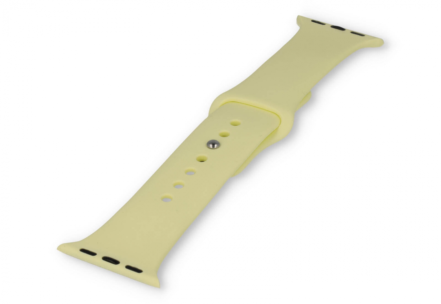 Apple watch bandje siliconen pastelgeel - 38/40/41/42mm