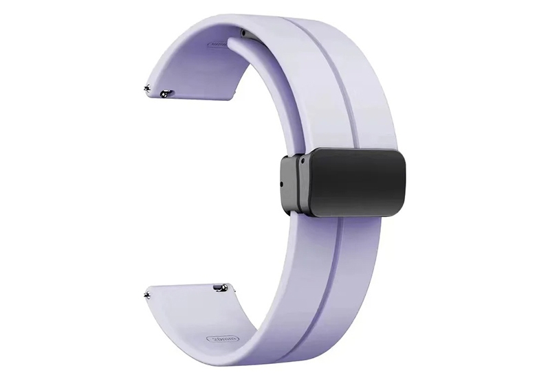 Siliconen horlogeband 16mm - Lila