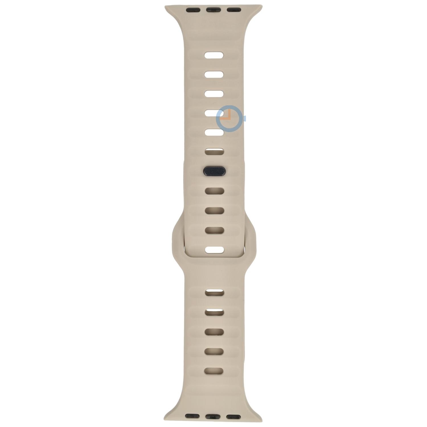 Sport bandje Apple watch 45mm - Starlight (beige)