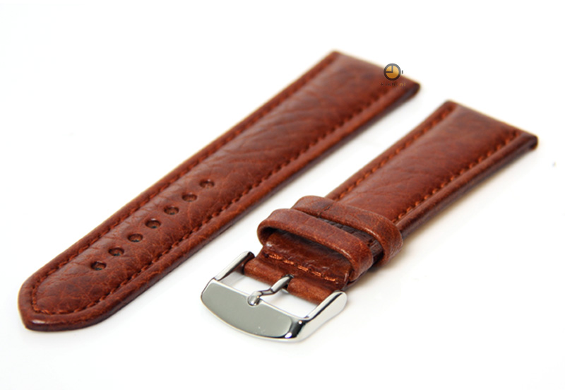 Horlogeband 24mm bruin
