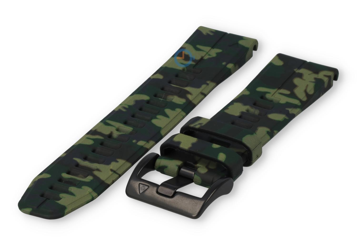 Quick Fit band Garmin Fenix 7 - legerprint - groen