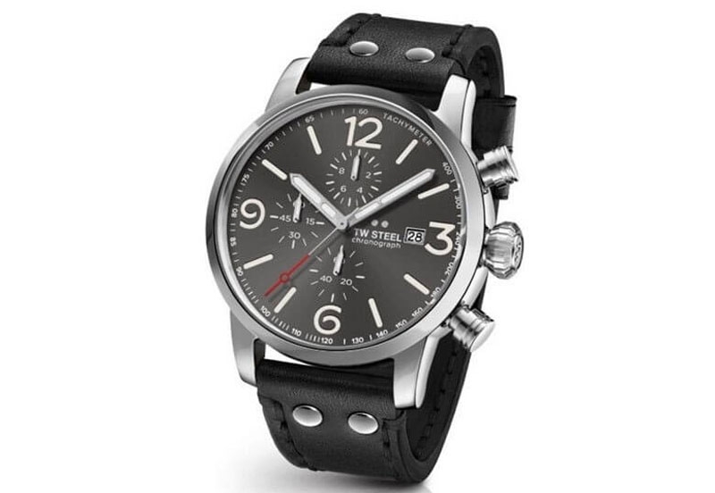 TW Steel Maverick MS93 horlogeband zwart - 22mm