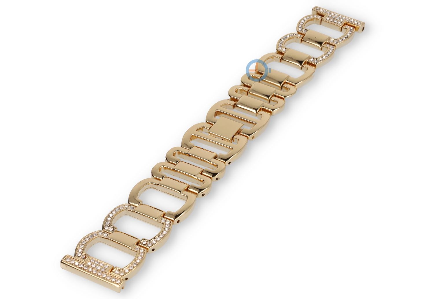 Universeel bandje Guess - 22mm - gold diamonds