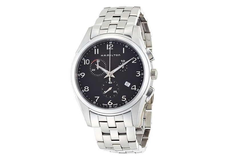 Hamilton horlogeband H38612133 - zilver staal