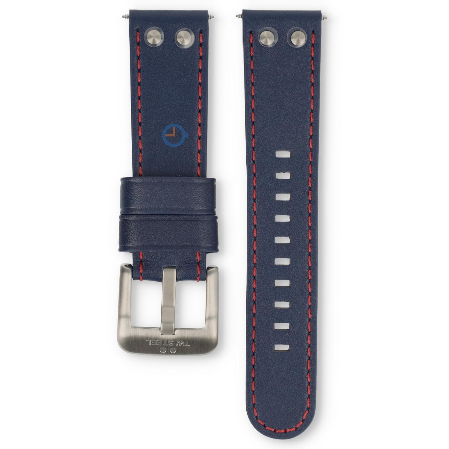 Horlogeband TW Steel VS96 - Blauw