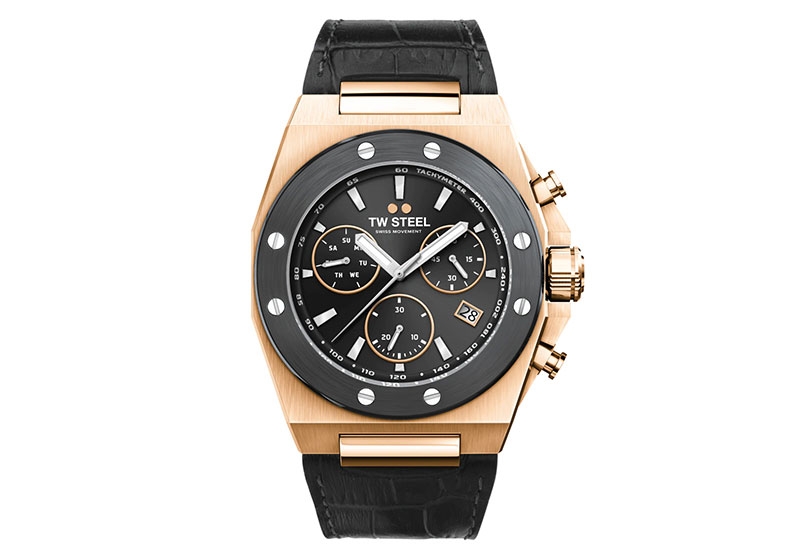 Horlogeband TW Steel CE4084 - Zwart