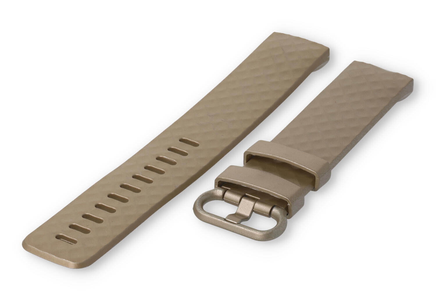 Goudkleurig bandje Fitbit Charge 3/4 - Maat: L