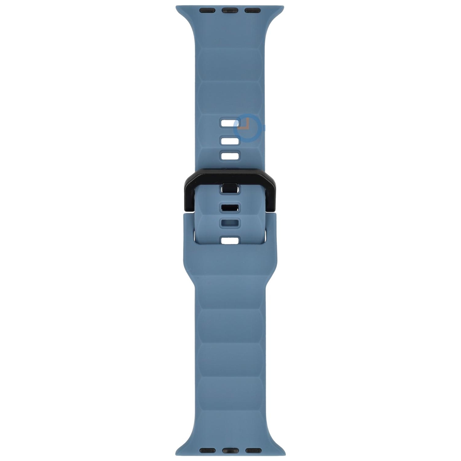 Sportbandje voor Apple Watch 45mm - grijsblauw