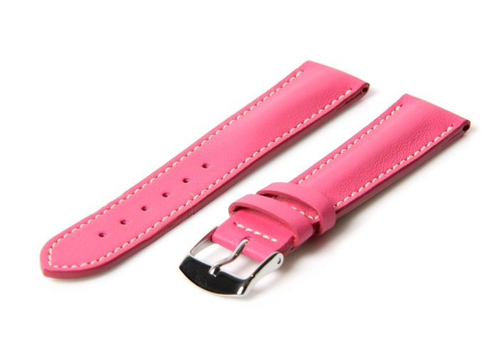 Horlogeband 16mm roze