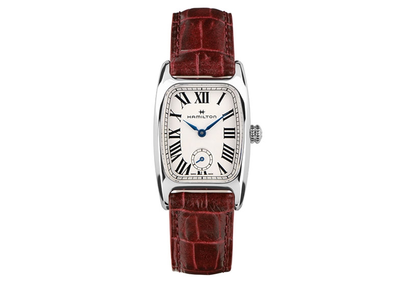 Hamilton horlogeband H13321811 - Rood leer