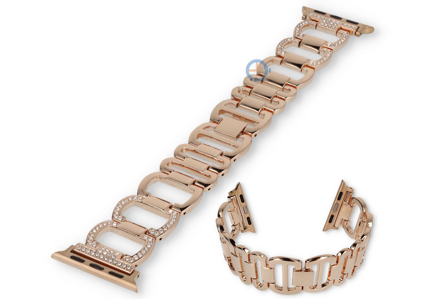 Diamond armband Apple watch 41mm - rosegold