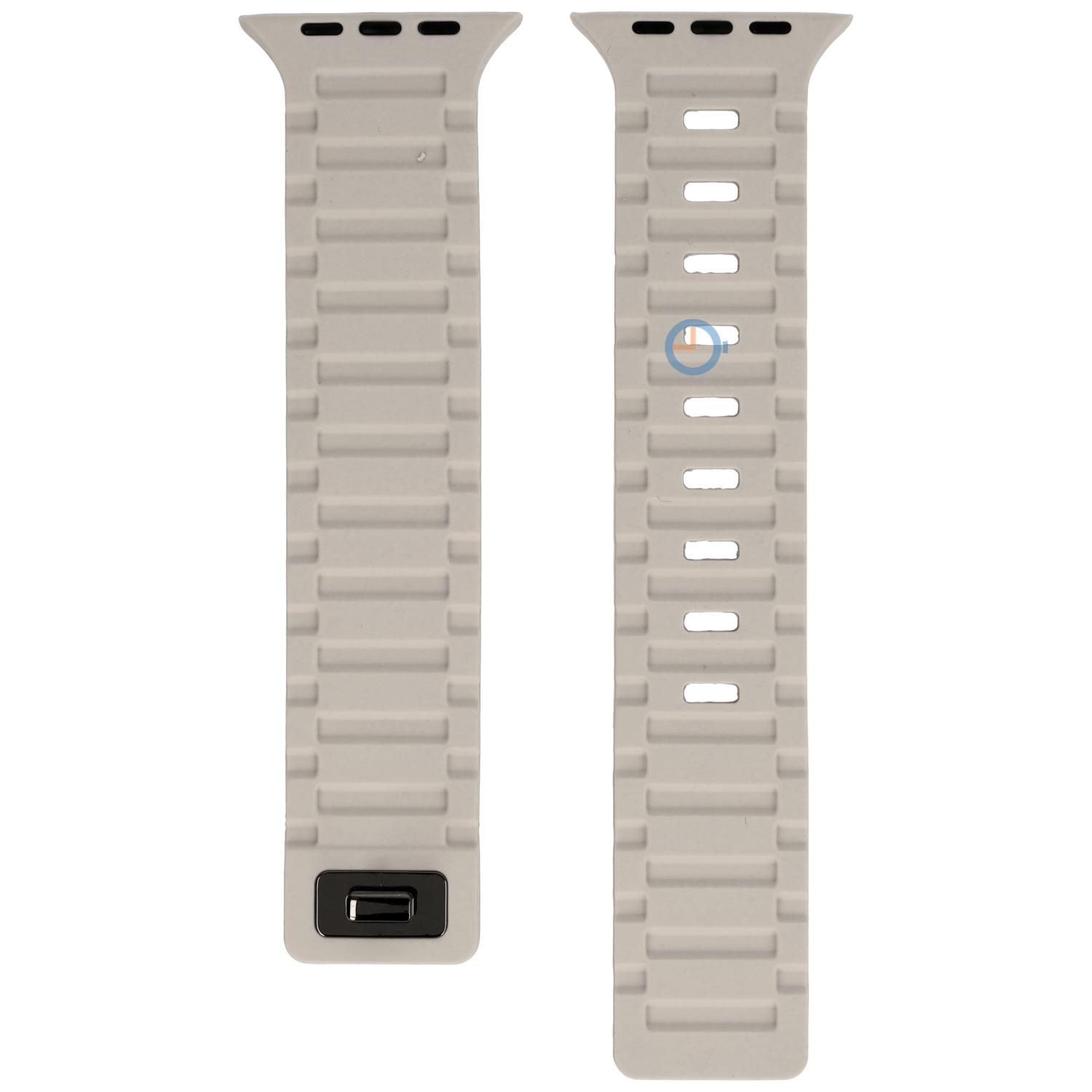 Siliconen bandje Apple 41mm - Starlight
