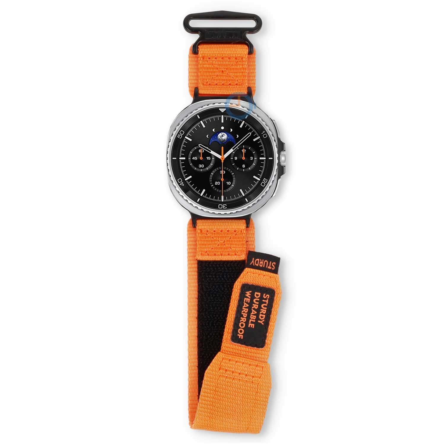 Samsung Galaxy Watch 8 40mm nylon horlogeband - Orange