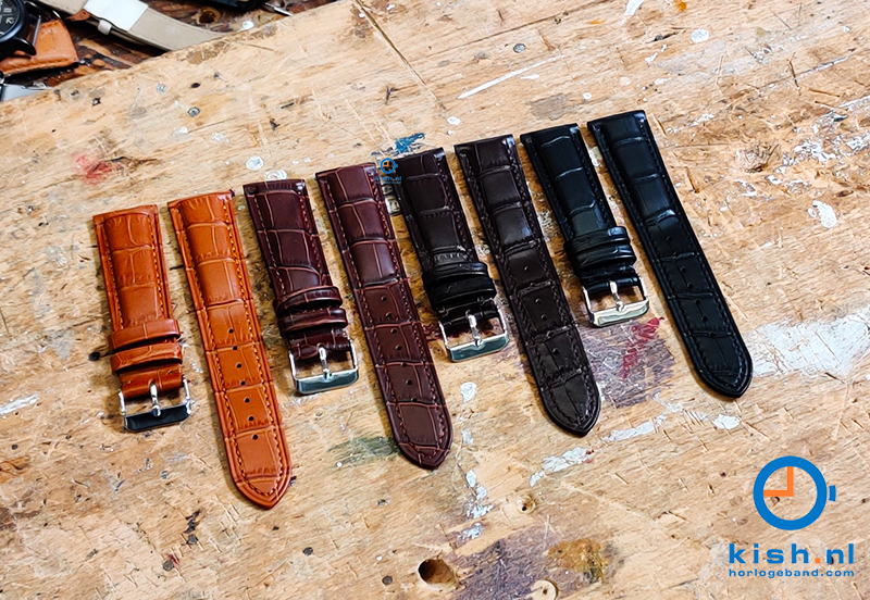 Horlogeband voor Seiko - 22mm - lichtbruin