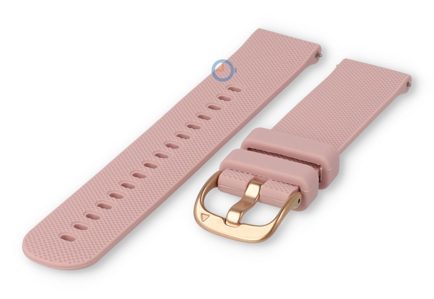 One2track Connect Go (18mm) bandje - babyroze