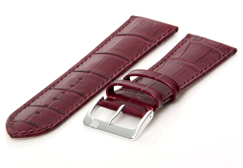 Horlogeband 22mm donkerpaars