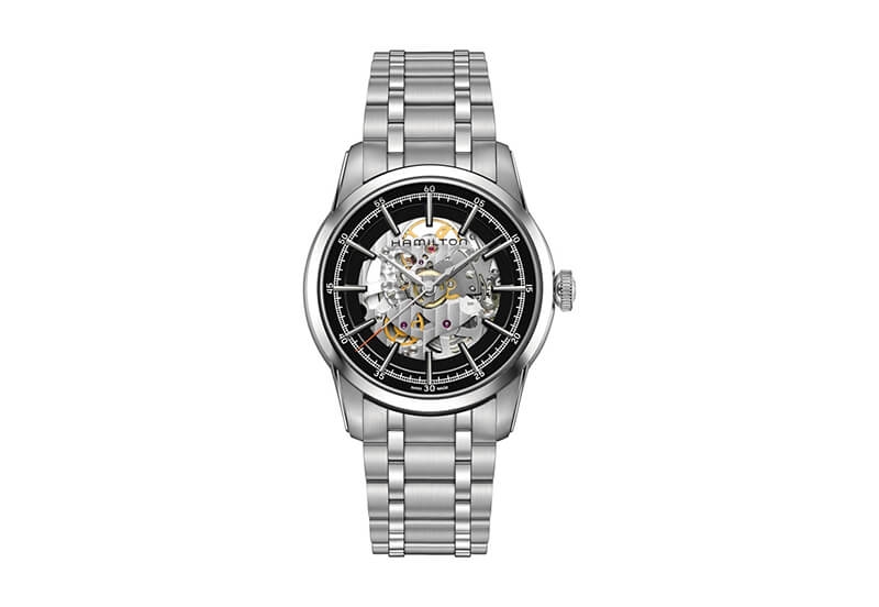 Hamilton horlogeband H40655131 - zilver staal