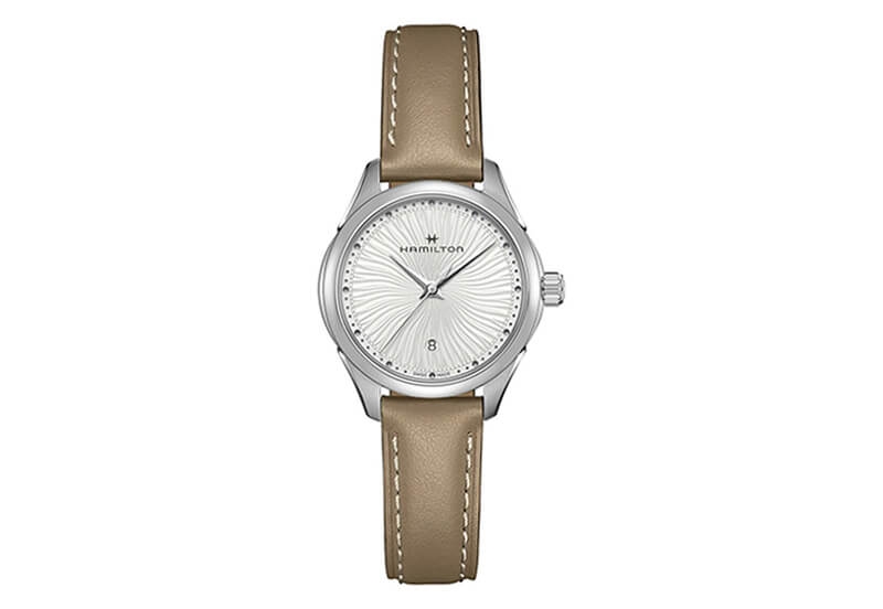 Hamilton horlogeband H32231810 - beige leer
