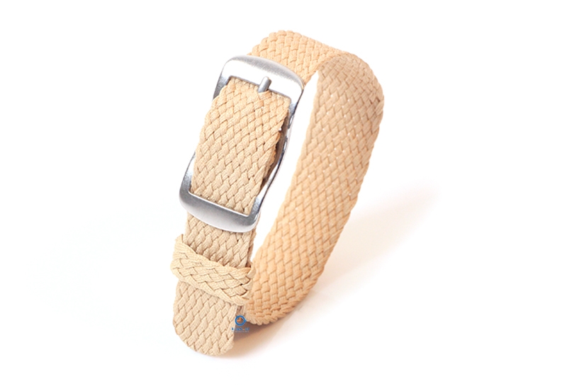 Perlon horlogeband 14mm beige