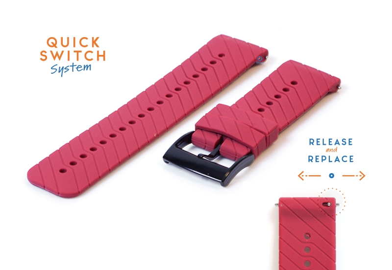 Garmin Venu X1 horlogeband velvet red