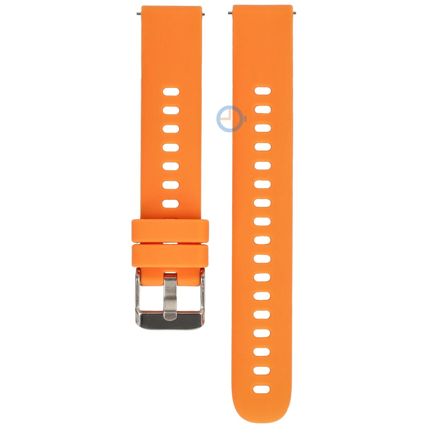 16mm siliconen horlogeband - oranje