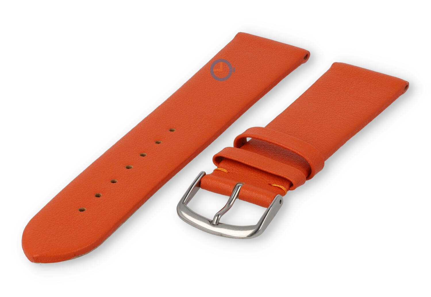 Naadloze en gladde horlogeband 20mm - oranje