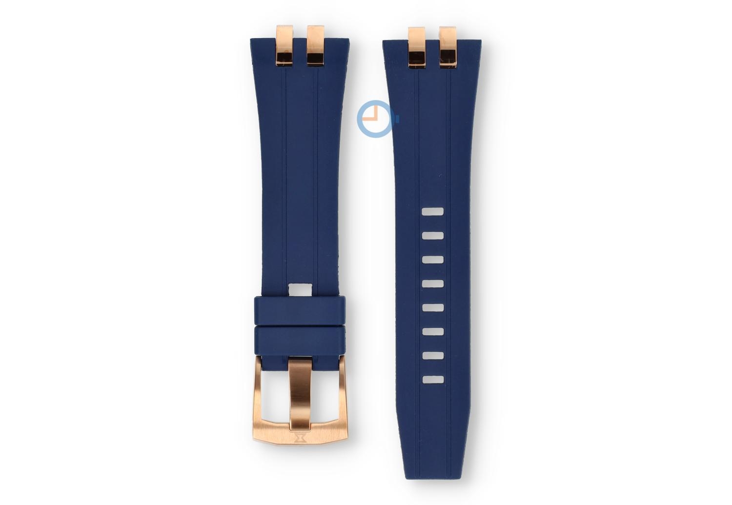 Edox Delfin 80110 Horlogeband Blauw