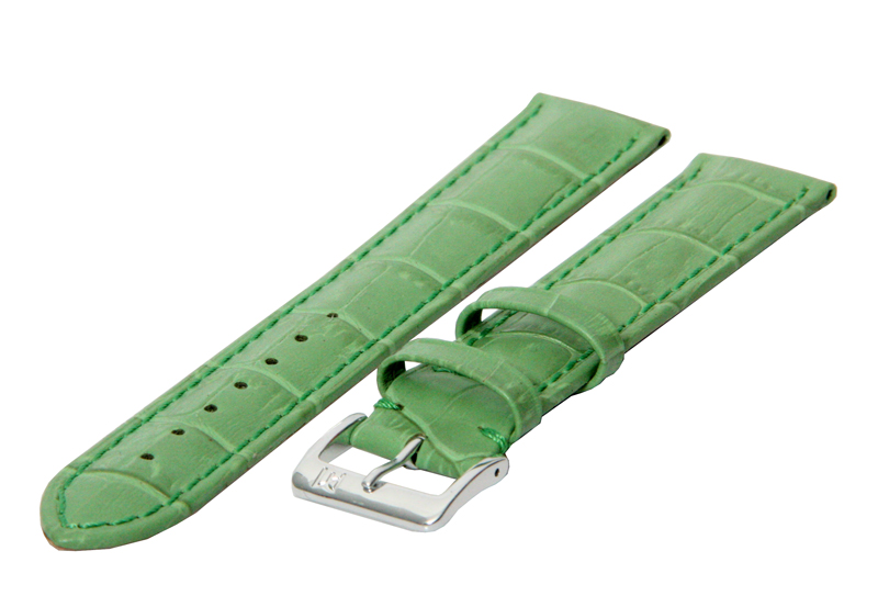 Horlogeband 22mm mint groen XL