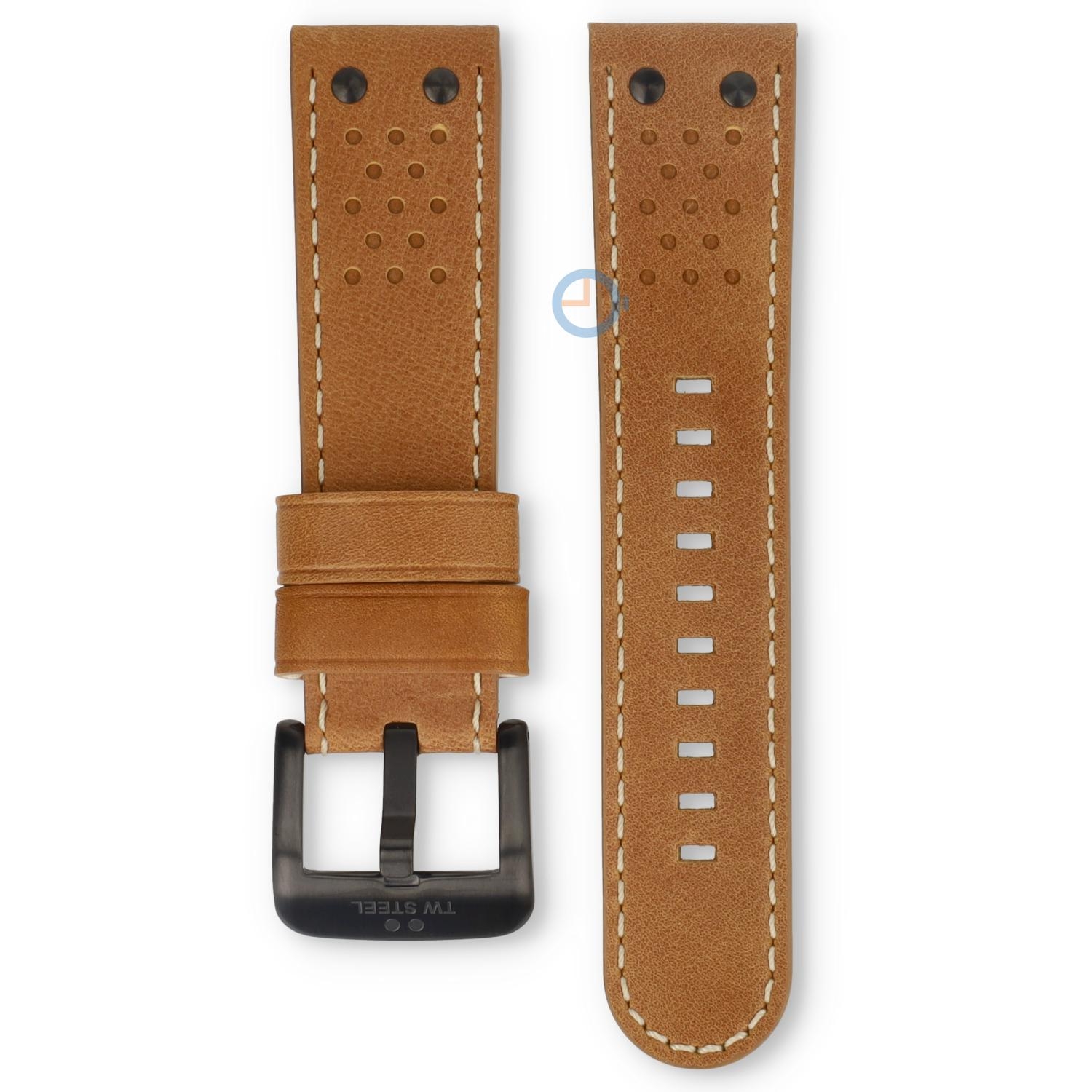 Horlogeband TW Steel SVS209 - Bruin
