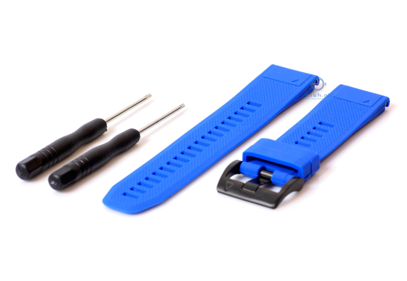Coros Vertix horlogeband royal blauw