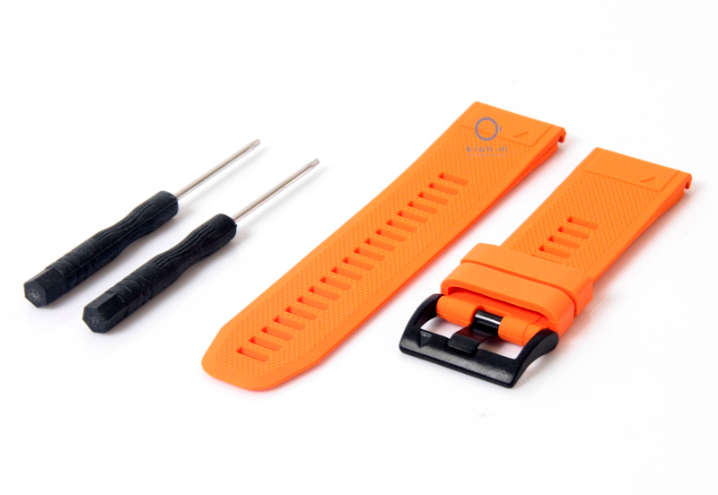 Garmin Fenix 5X/6X/7X horlogeband oranje