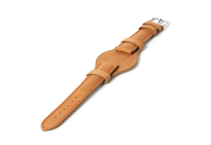 Horlogeband 20mm flieger bruin