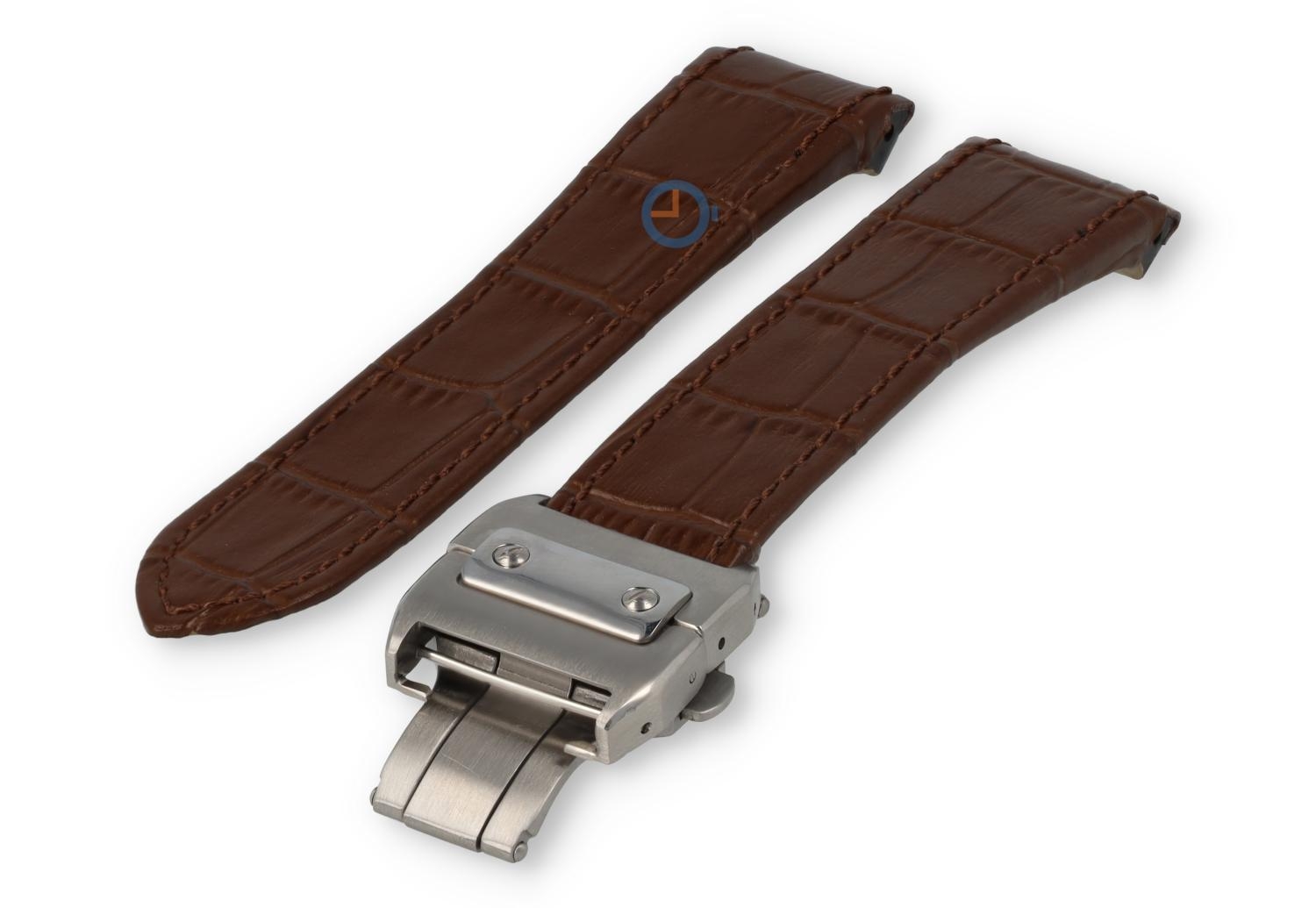 Horlogeband Cartier Santos 20mm - bruin