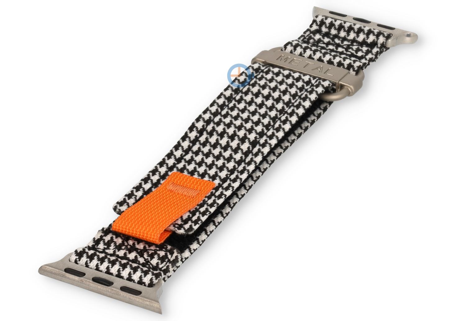 Nylon bandje voor Apple Watch 41mm - Pied de poule